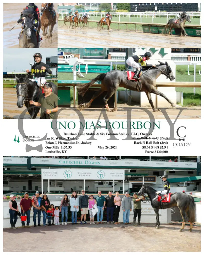 Uno Mas Bourbon - 05-26-24 R10 Cd Churchill Downs