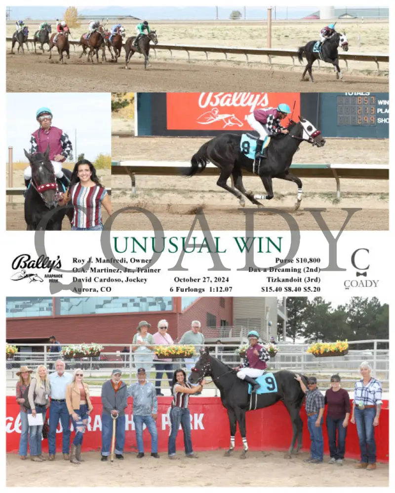 Unusual Win - 10-27-24 R02 Arp Arapahoe Park