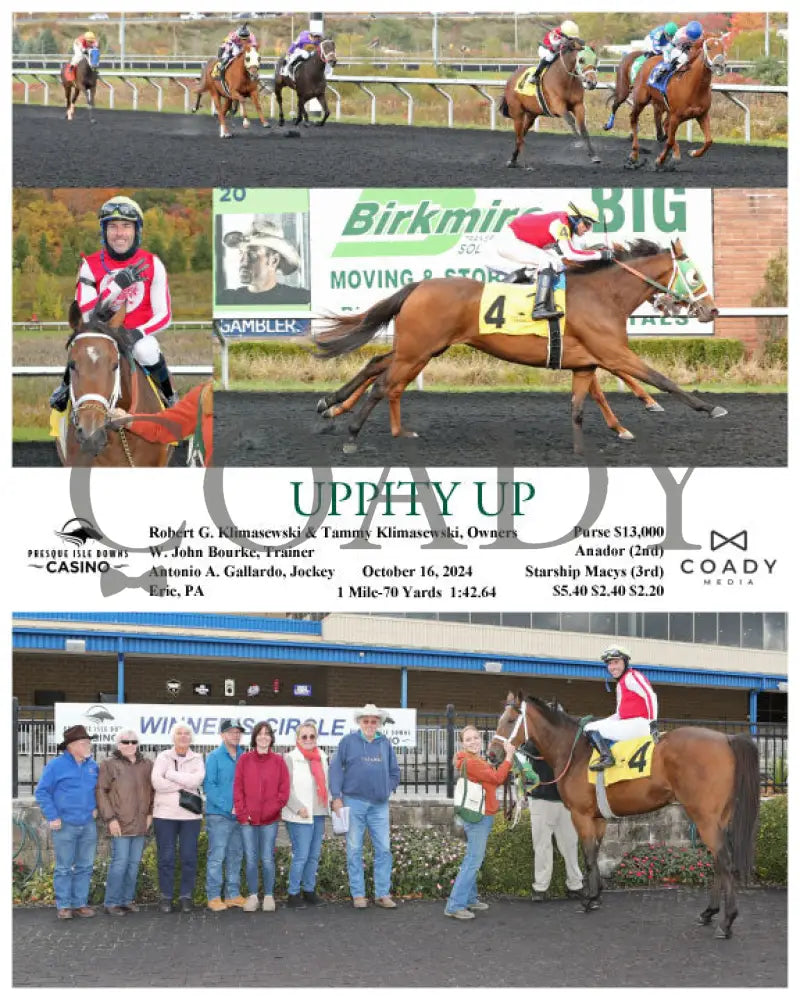 Uppity Up - 10-16-24 R05 Pid Presque Isle Downs