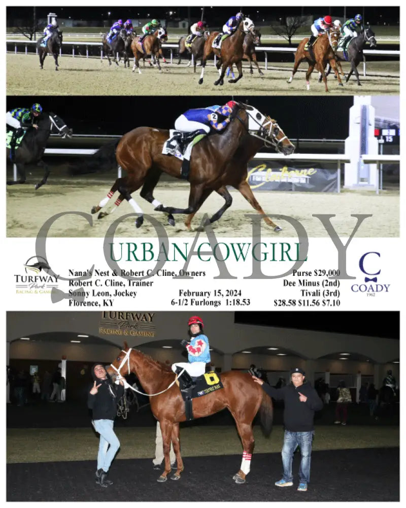 Urban Cowgirl - 02-15-24 R04 Tp Turfway Park