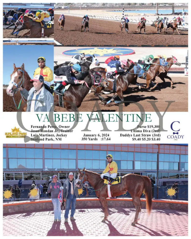 Va Bebe Valentine - 01-06-24 R04 Sun Sunland Park