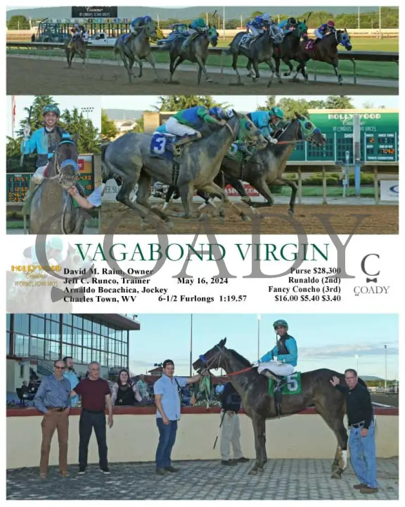 Vagabond Virgin - 05-16-24 R02 Ct Hollywood Casino At Charles Town Races