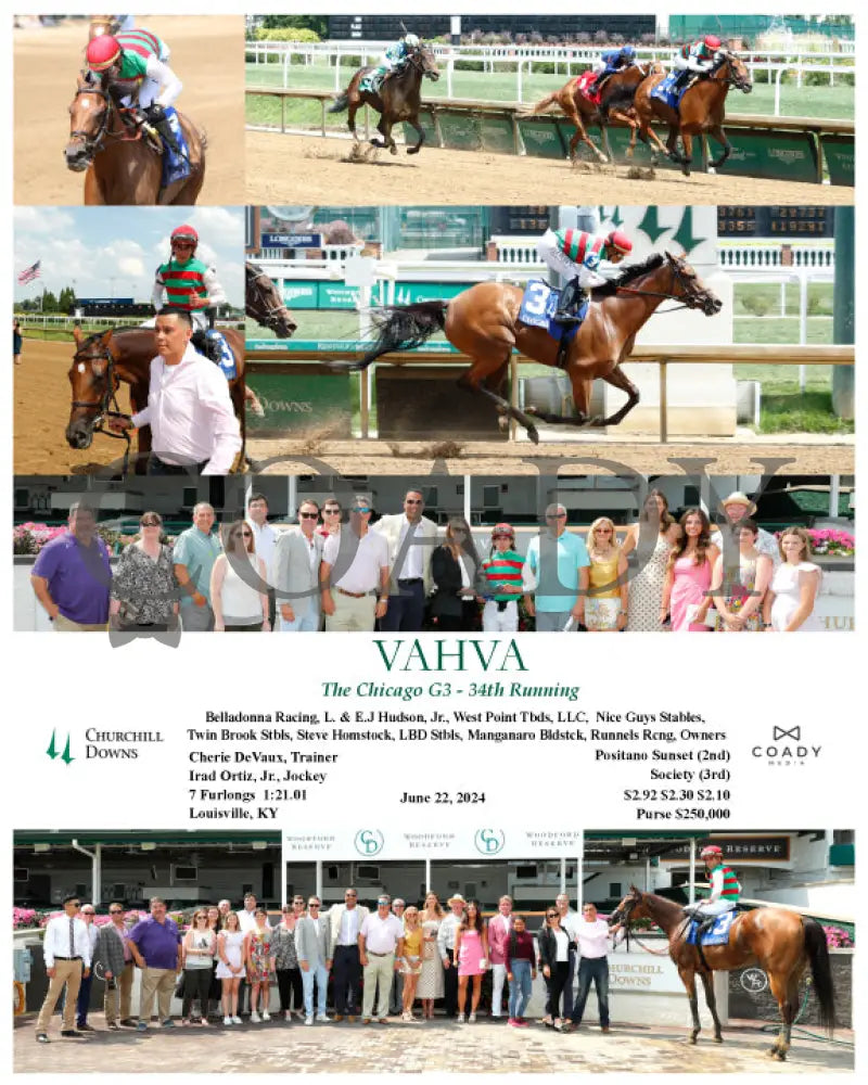 Vahva - The Chicago G3 34Th Running 06-22-24 R07 Cd Churchill Downs