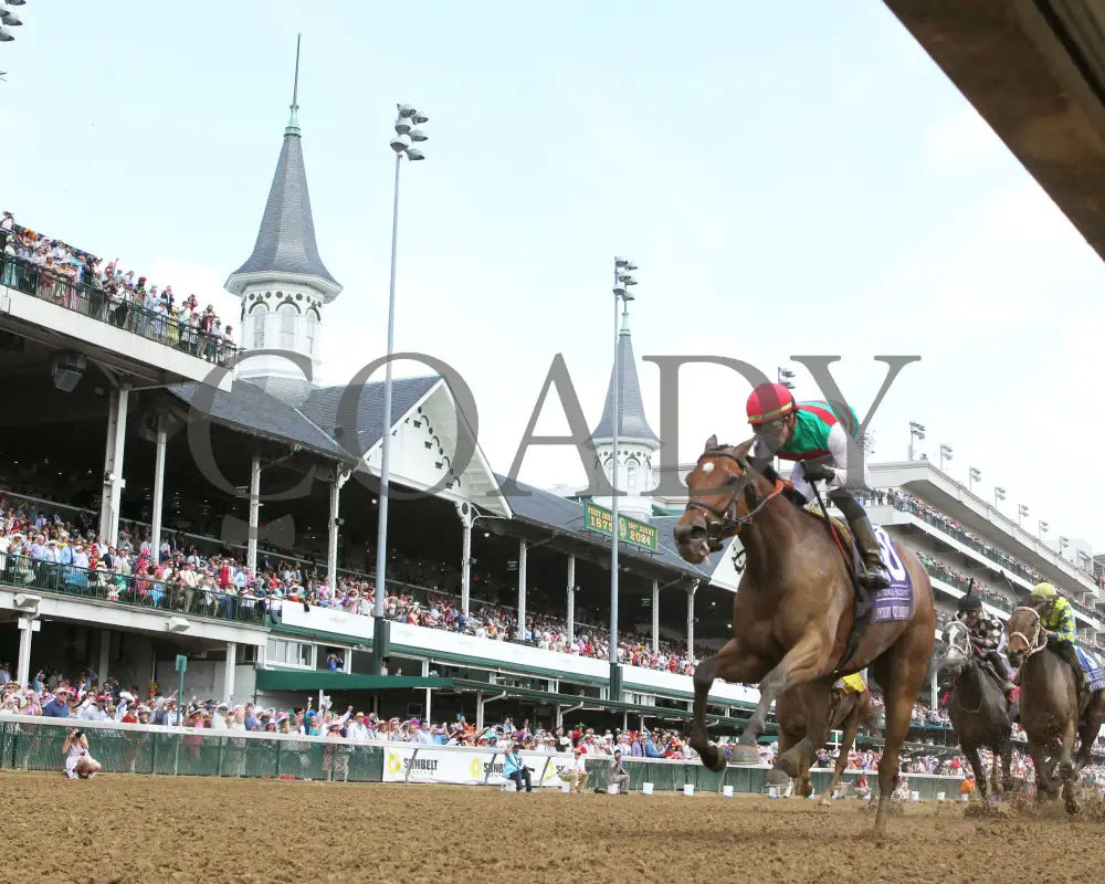 Vahva - The Derby City Distaff G1 05-04-24 R06 Churchill Downs Under Rail 02 John Gallagher