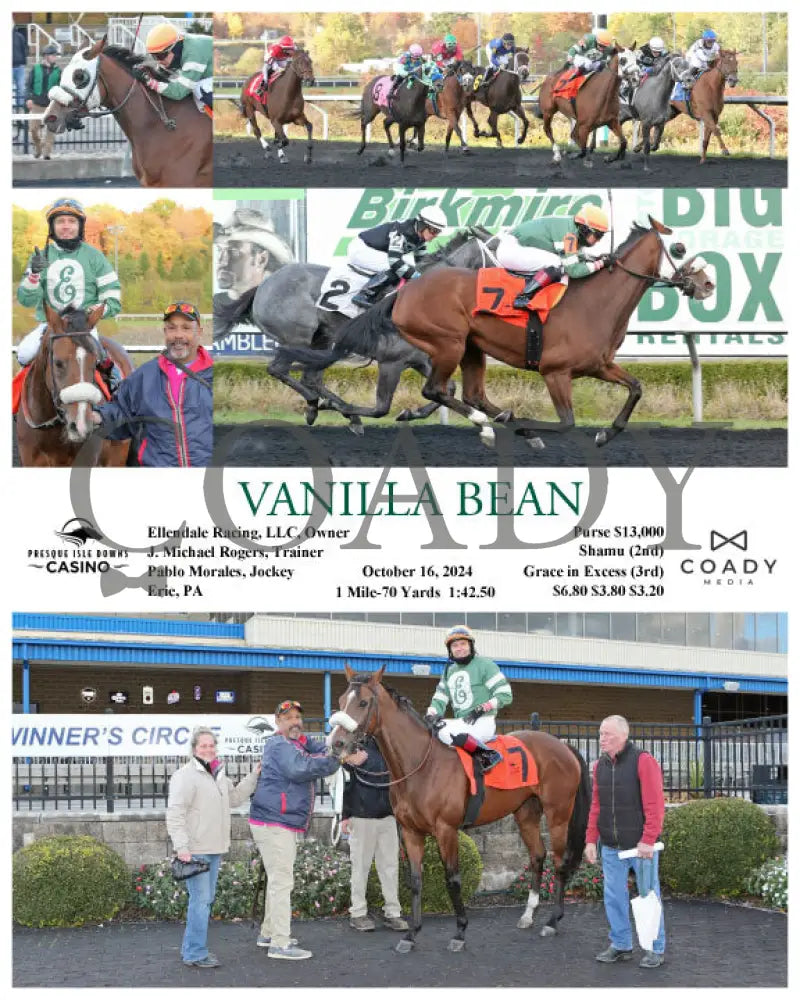 Vanilla Bean - 10-16-24 R06 Pid Presque Isle Downs