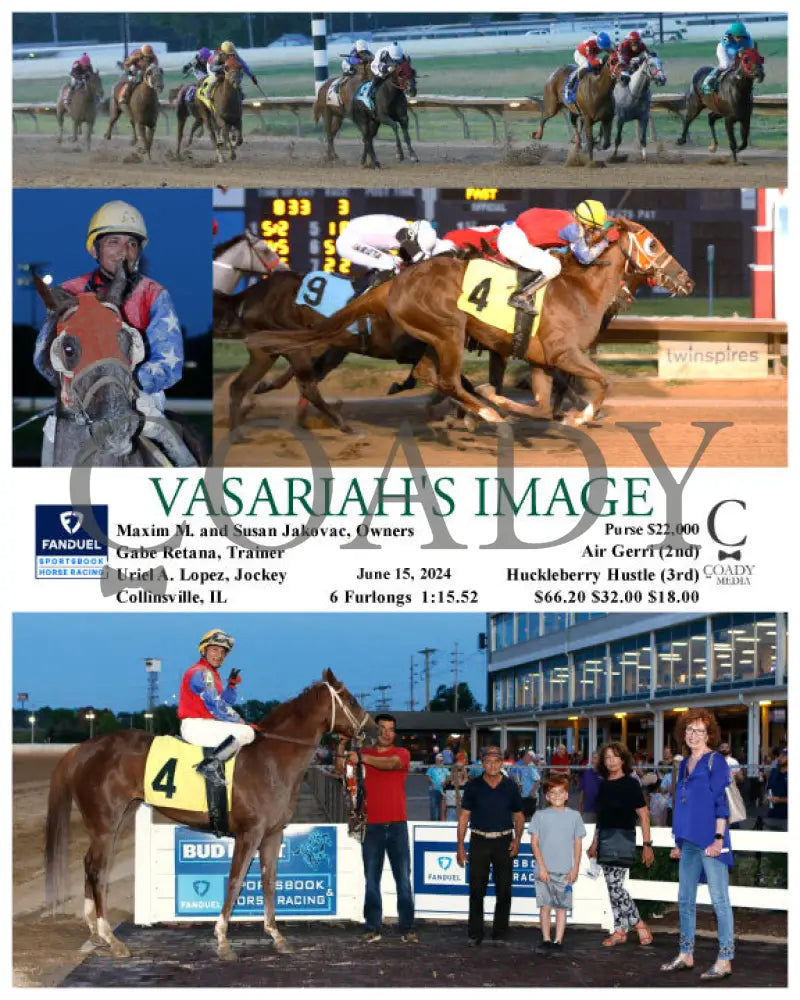 Vasariah’s Image - 06-15-24 R03 Fan Fanduel Sportsbook Horse Racing