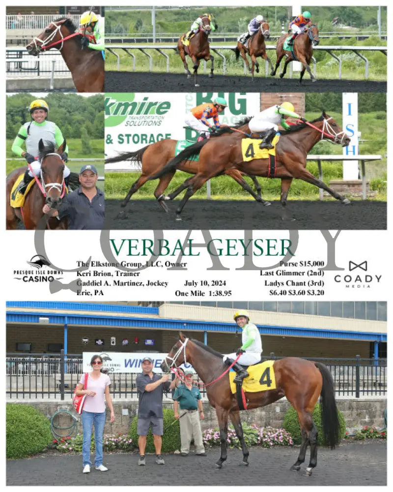 Verbal Geyser - 07-10-24 R01 Pid Presque Isle Downs