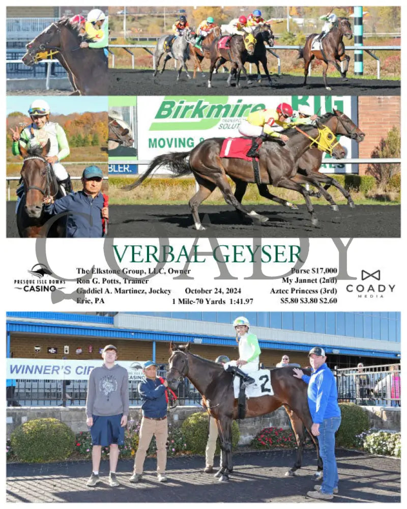 Verbal Geyser - 10-24-24 R03 Pid Presque Isle Downs