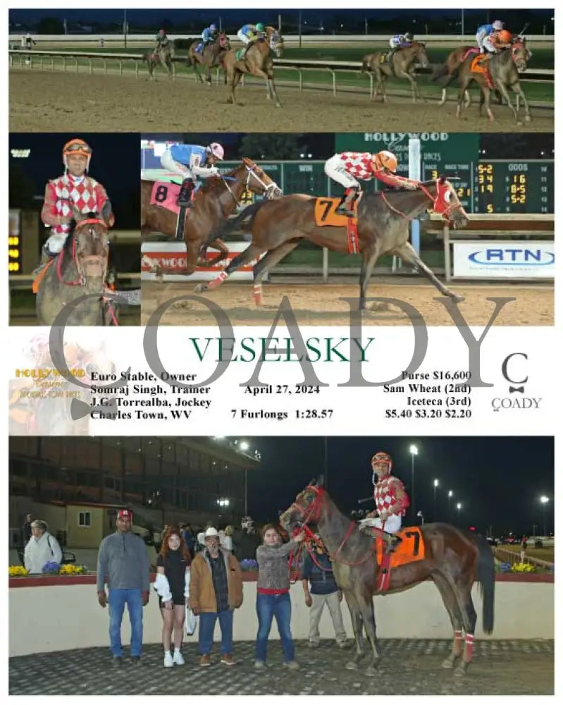 Veselsky - 04-27-24 R03 Ct Hollywood Casino At Charles Town Races