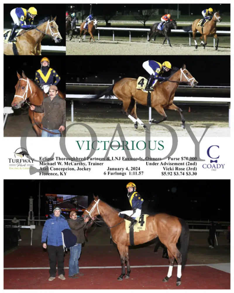 Victorious - 01-04-24 R05 Tp Turfway Park