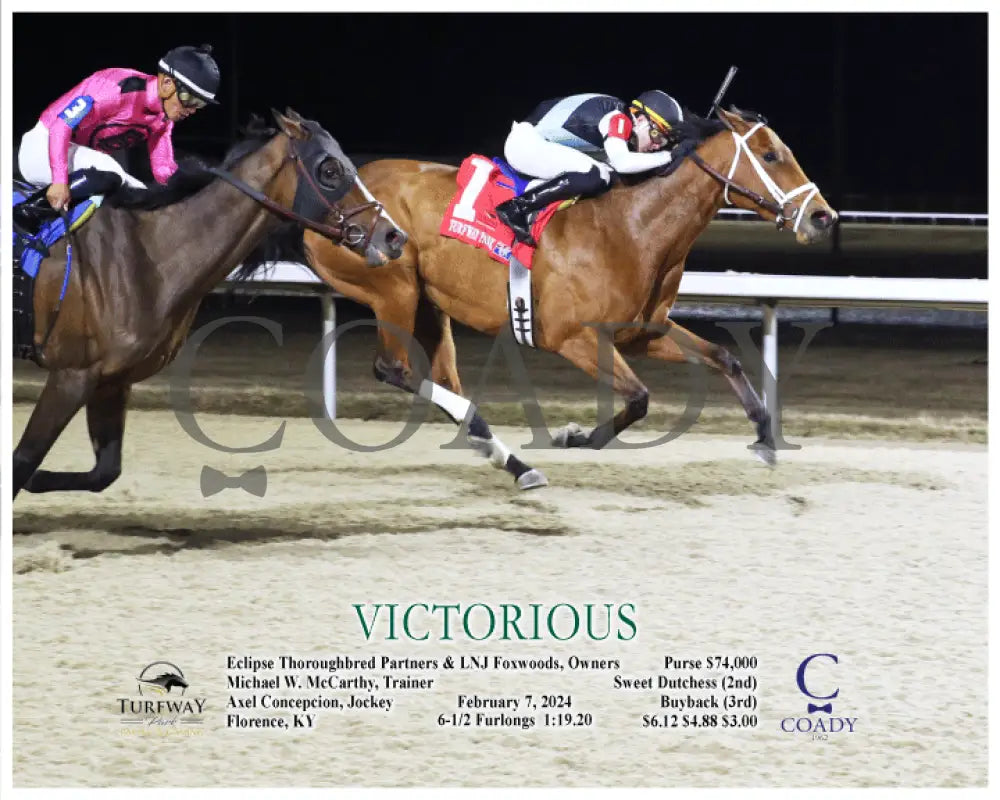 Victorious - 02-07-24 R05 Tp Action Turfway Park