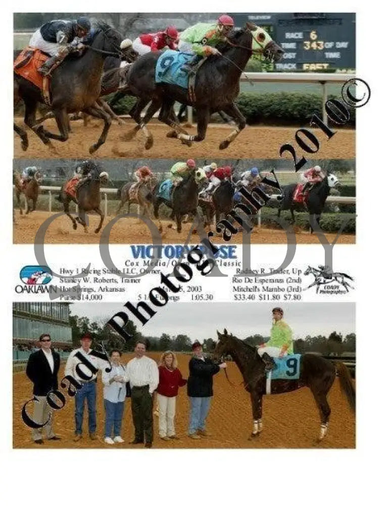 Victory Pose - Retired Firemans Classic 3 29 200 Oaklawn Park