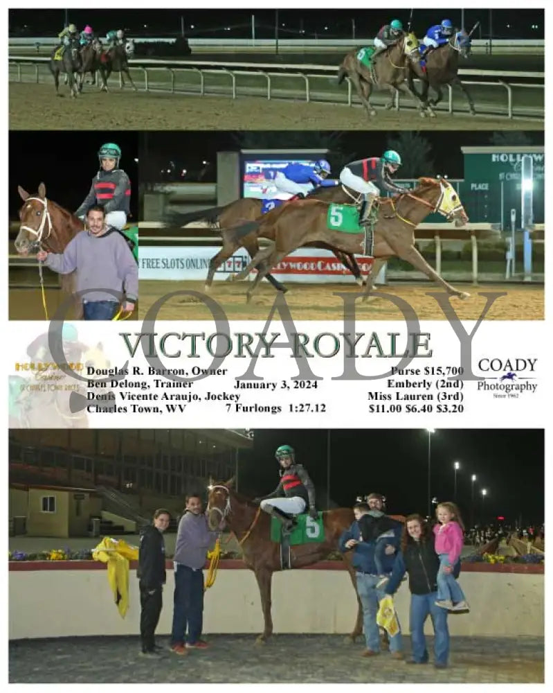 Victory Royale - 01-03-24 R05 Ct Hollywood Casino At Charles Town Races