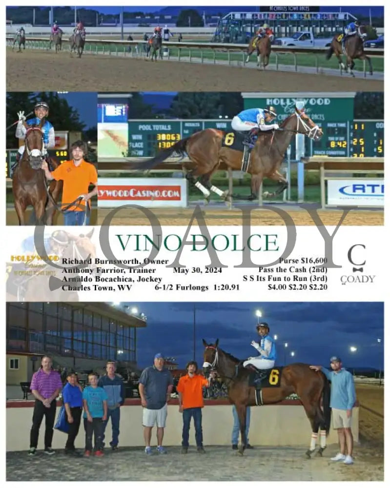 Vino Dolce - 05-30-24 R04 Ct Hollywood Casino At Charles Town Races