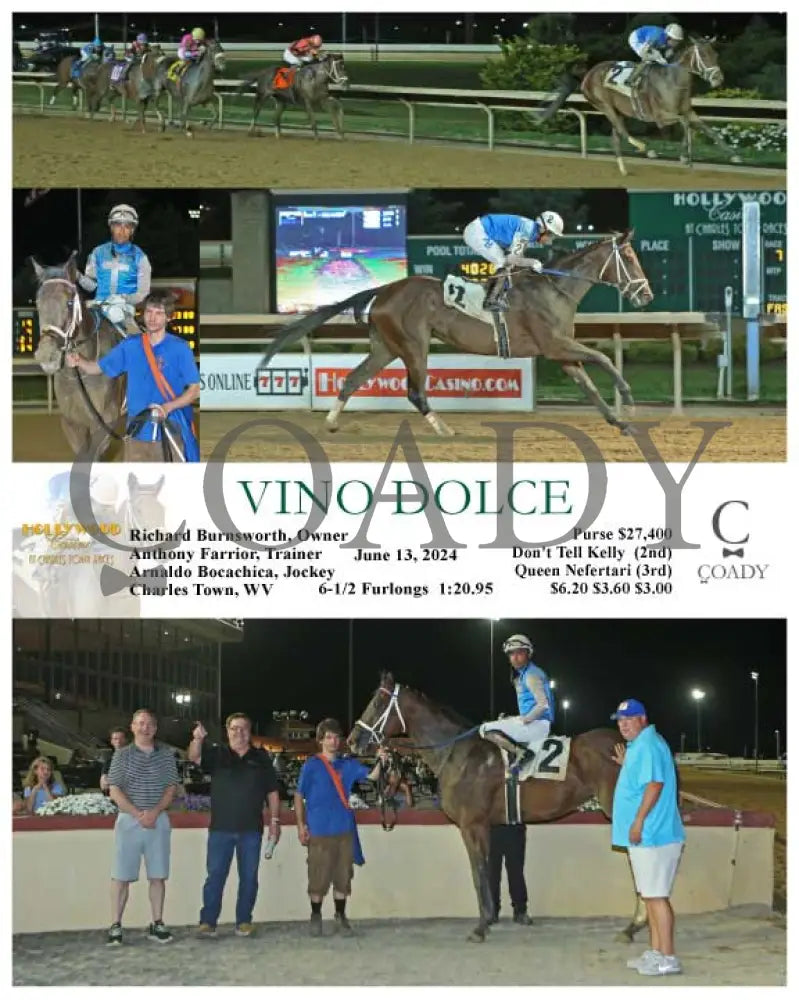 Vino Dolce - 06-13-24 R07 Ct Hollywood Casino At Charles Town Races