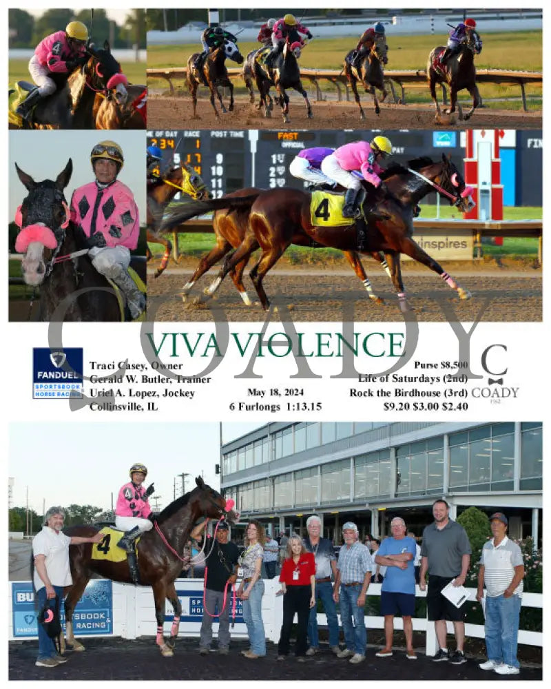 Viva Violence - 05-18-24 R01 Fan Fanduel Sportsbook Horse Racing