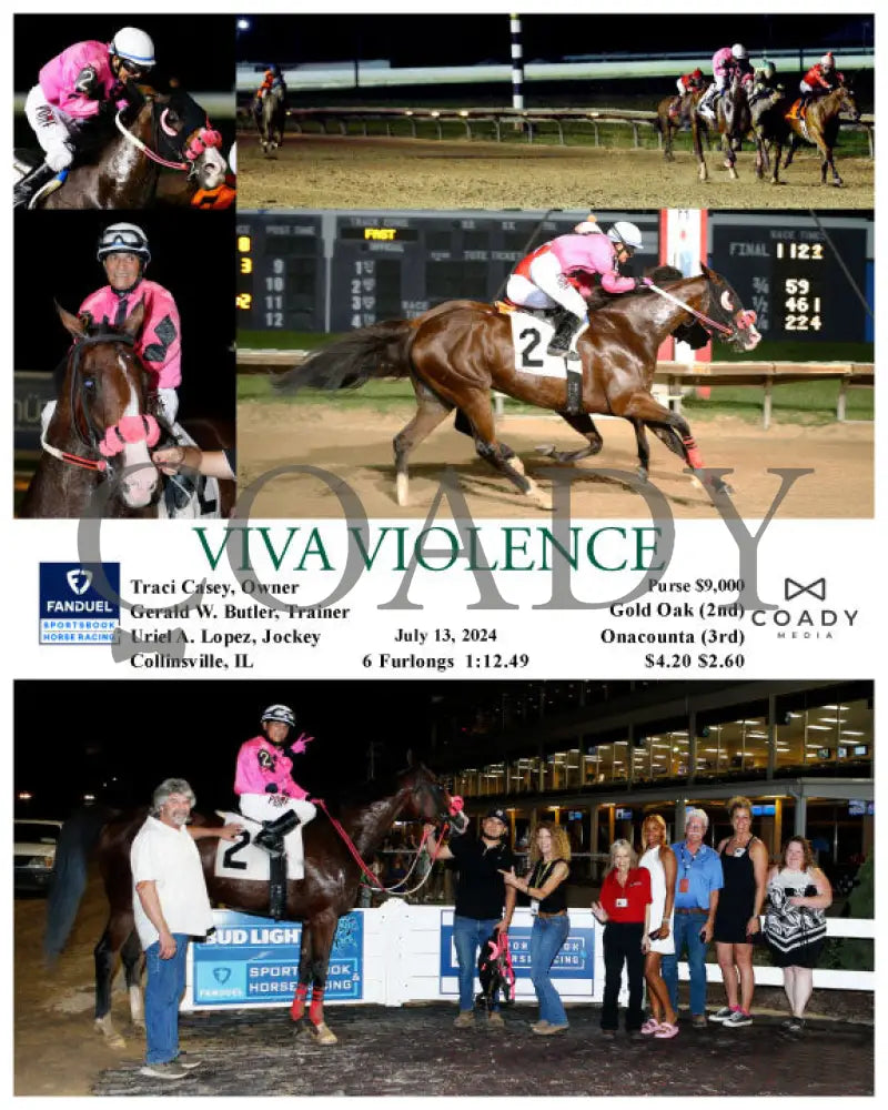 Viva Violence - 07-13-24 R08 Fan Fanduel Sportsbook Horse Racing