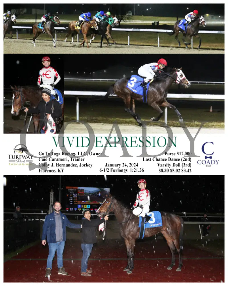 Vivid Expression - 01-24-24 R06 Tp Turfway Park