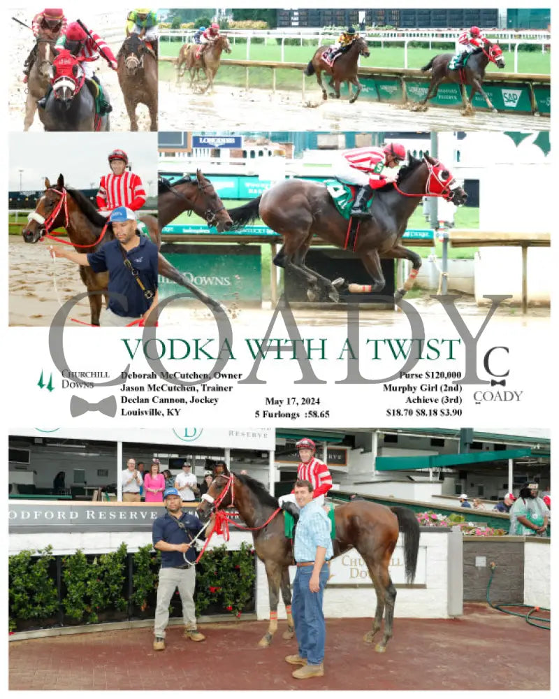 Vodka With A Twist - 05-17-24 R03 Cd Churchill Downs