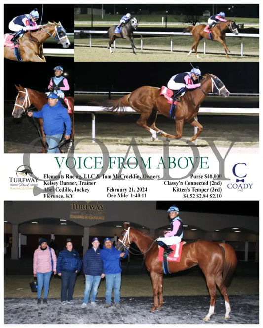 Voice From Above - 02-21-24 R07 Tp Turfway Park
