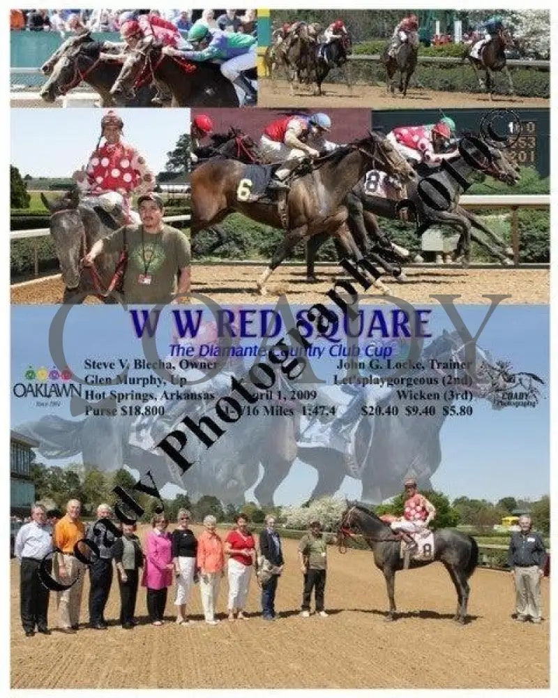 W Red Square - The Diamante Country Club Cup Oaklawn Park