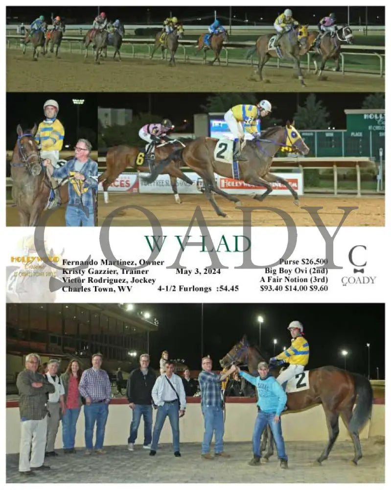 W V Lad - 05-03-24 R08 Ct Hollywood Casino At Charles Town Races