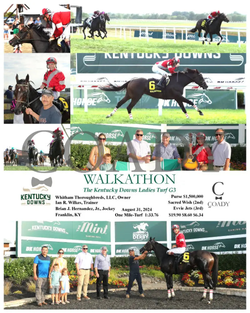 Walkathon - The Kentucky Downs Ladies Turf G3 08-31-24 R10 Kd