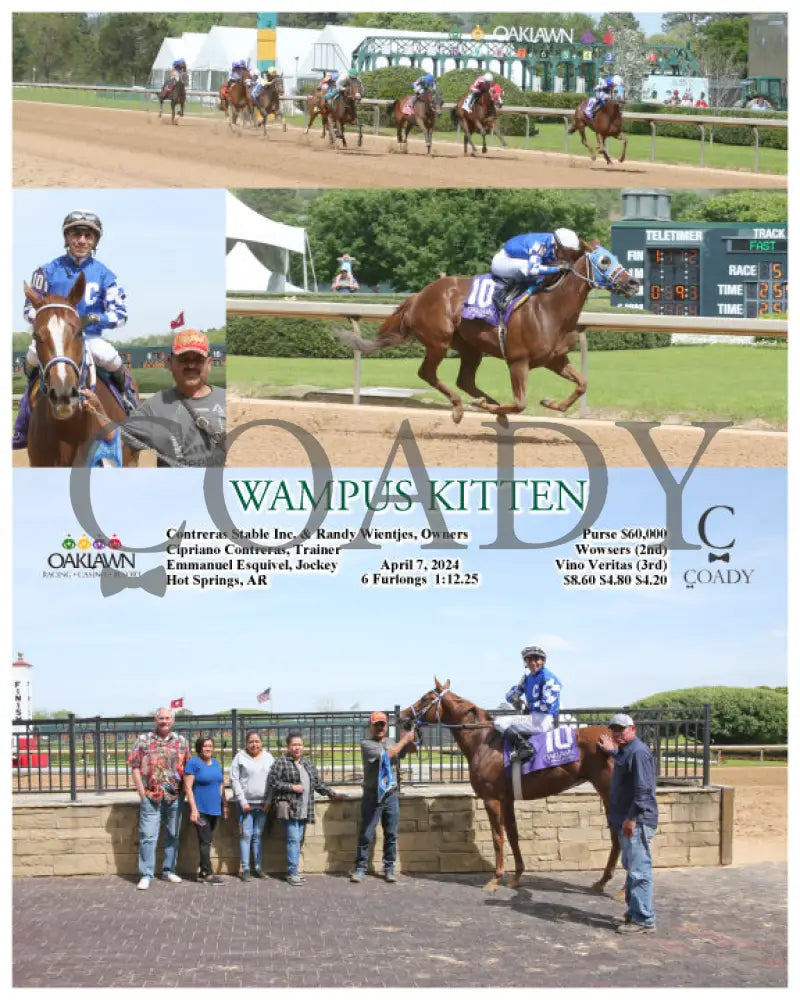 Wampus Kitten - 04 - 07 - 24 R05 Op Oaklawn Park