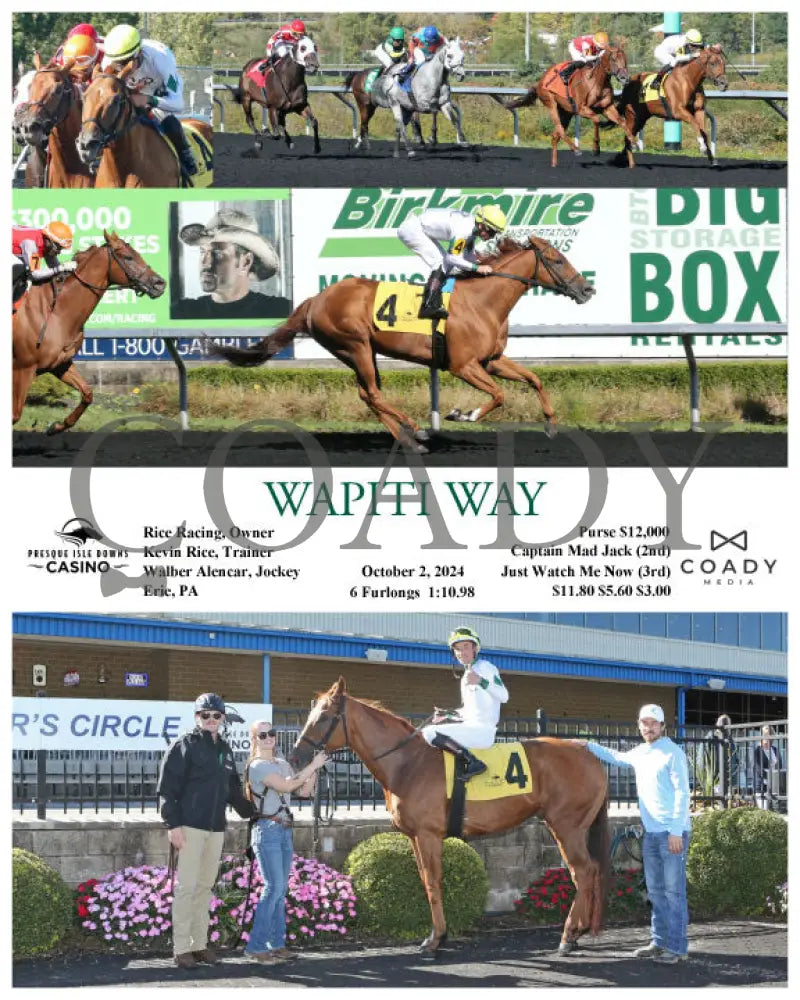 Wapiti Way - 10-02-24 R01 Pid Presque Isle Downs