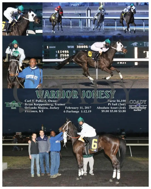 Warrior Jonesy - 021117 Race 01 Tp Turfway Park