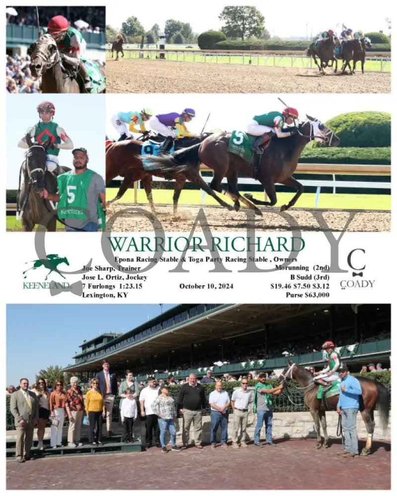 Warrior Richard - 10-10-24 R03 Kee Keeneland