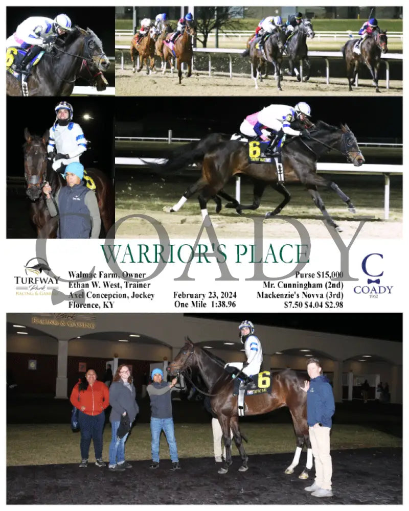 Warrior’s Place - 02-23-24 R09 Tp Turfway Park