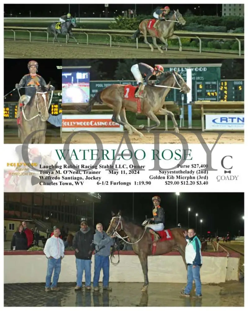 Waterloo Rose - 05-11-24 R06 Ct Hollywood Casino At Charles Town Races