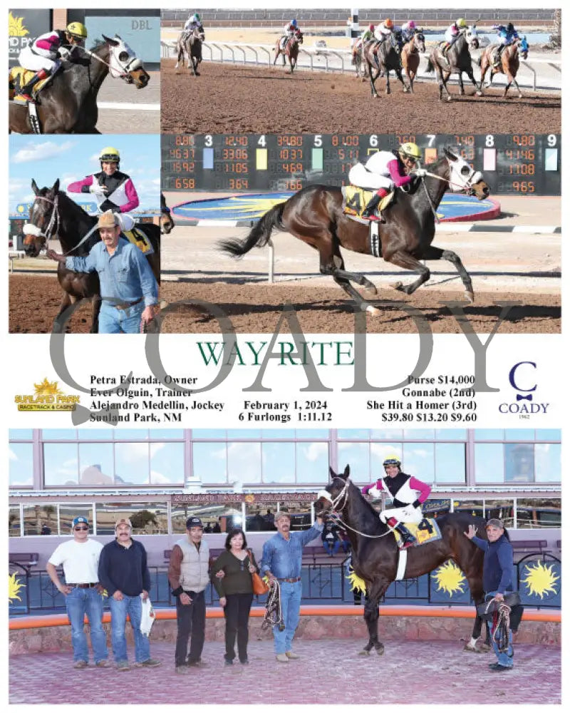 Way Rite - 02-01-24 R08 Sun Sunland Park