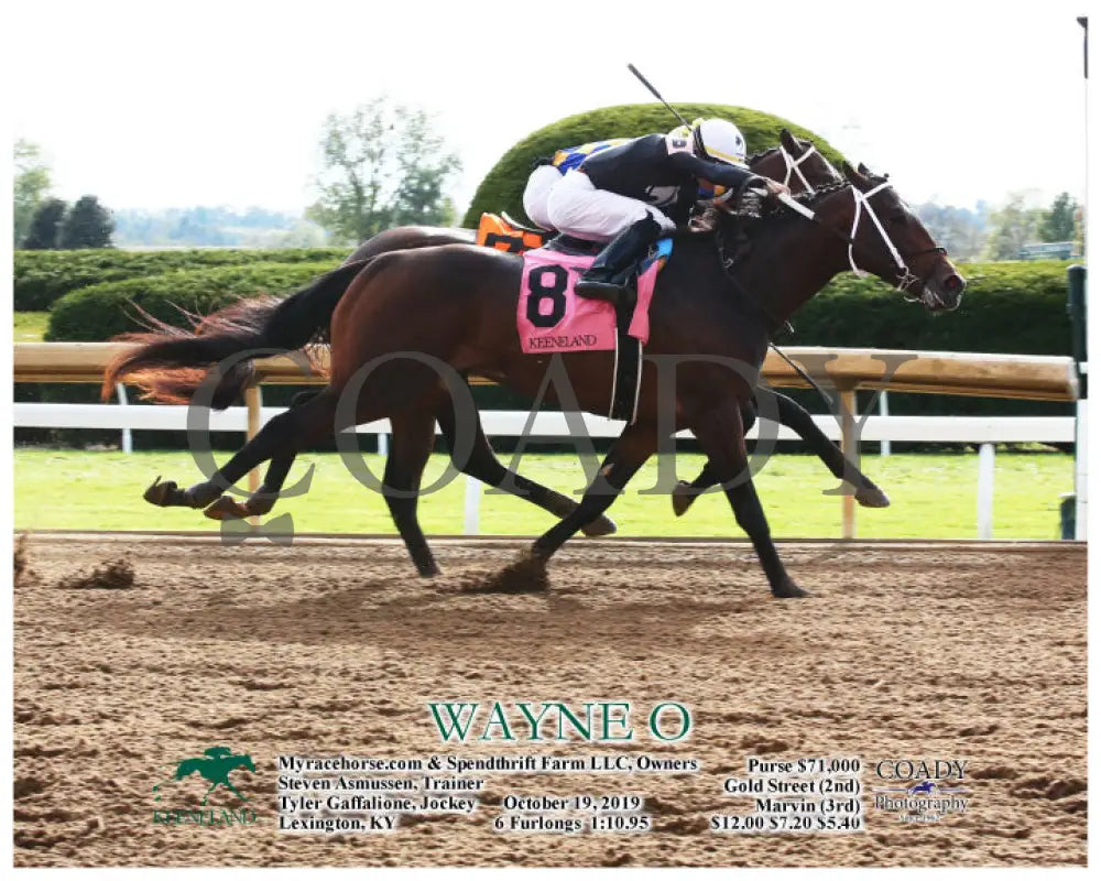 Wayne O - 10-19-19 R07 Kee Action Keeneland