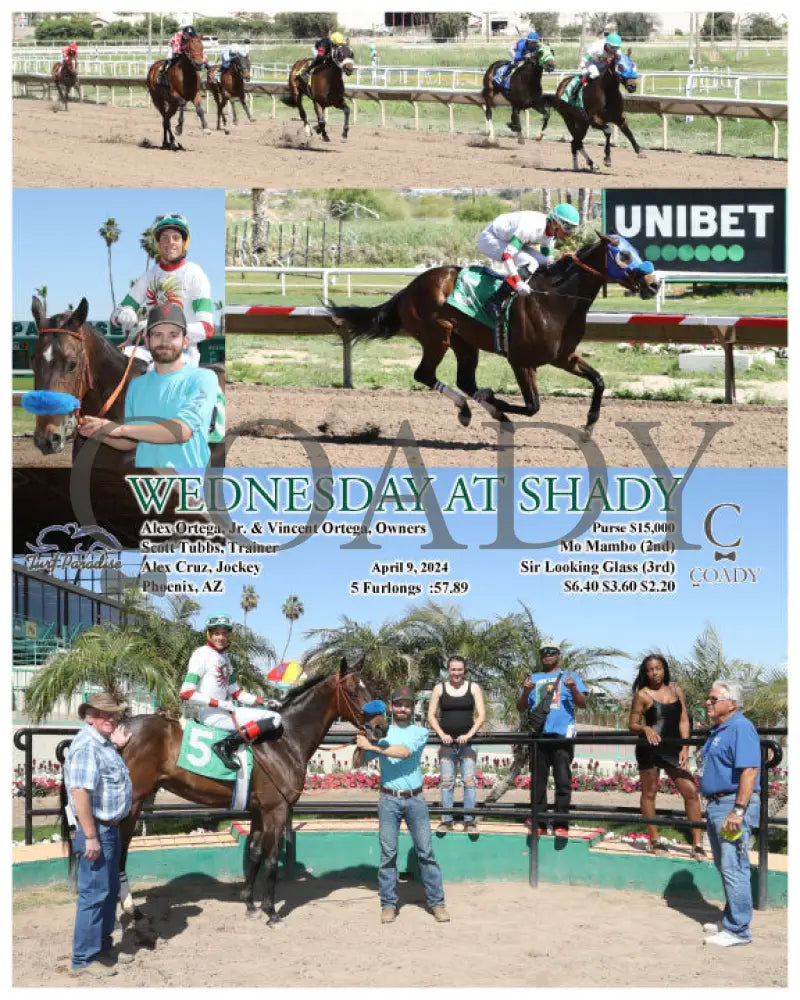 Wednesday At Shady - 04 - 09 - 24 R05 Tup Turf Paradise