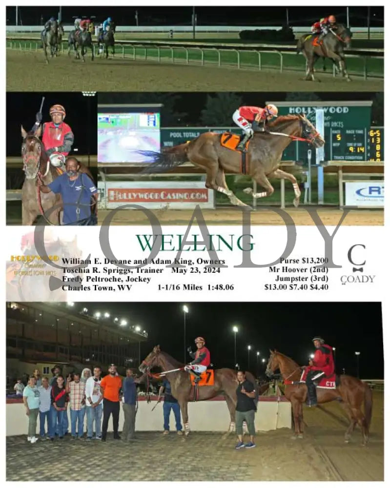 Welling - 05-23-24 R05 Ct Hollywood Casino At Charles Town Races