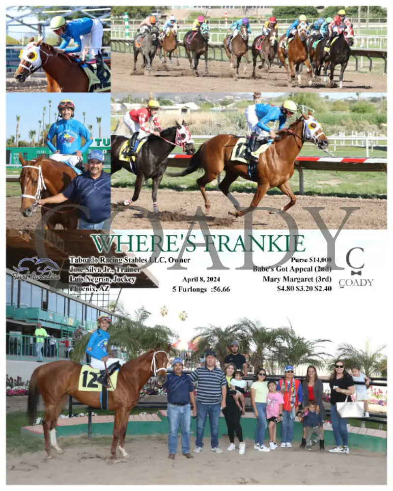 Where’s Frankie - 04 - 08 - 24 R09 Tup Turf Paradise