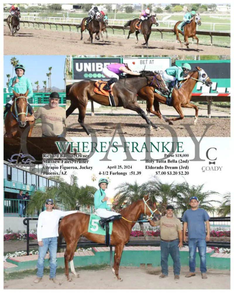 Where’s Frankie - 04-25-24 R08 Tup Turf Paradise