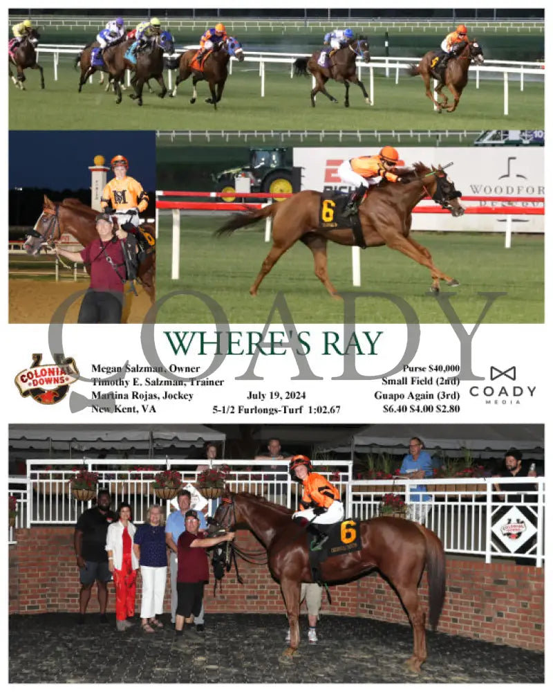 Where’s Ray - 07-19-24 R09 Cnl Colonial Downs