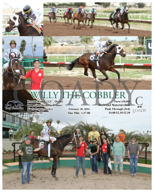 Willy The Cobbler - 02-28-24 R07 Tup Turf Paradise