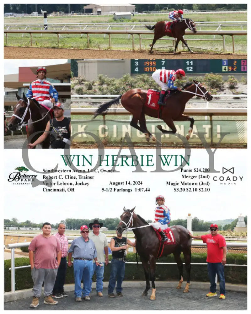 Win Herbie - 08-14-24 R03 Btp Belterra Park