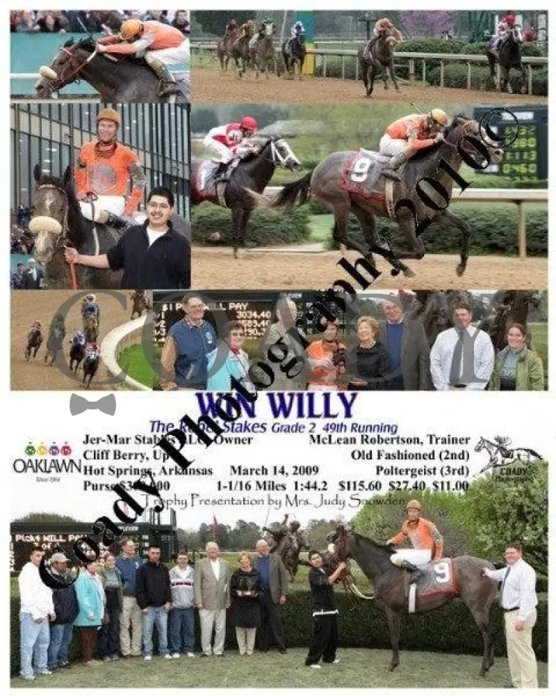 Win Willy - The Rebel Stakes Grade 2 49Th Runnin Oaklawn Park