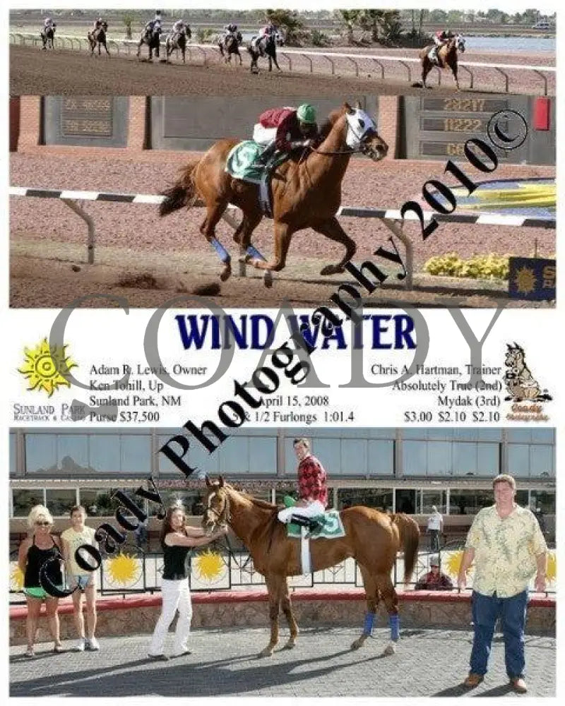 Wind Water - The Klaq Handicap 12 13 2008 Sunland Park