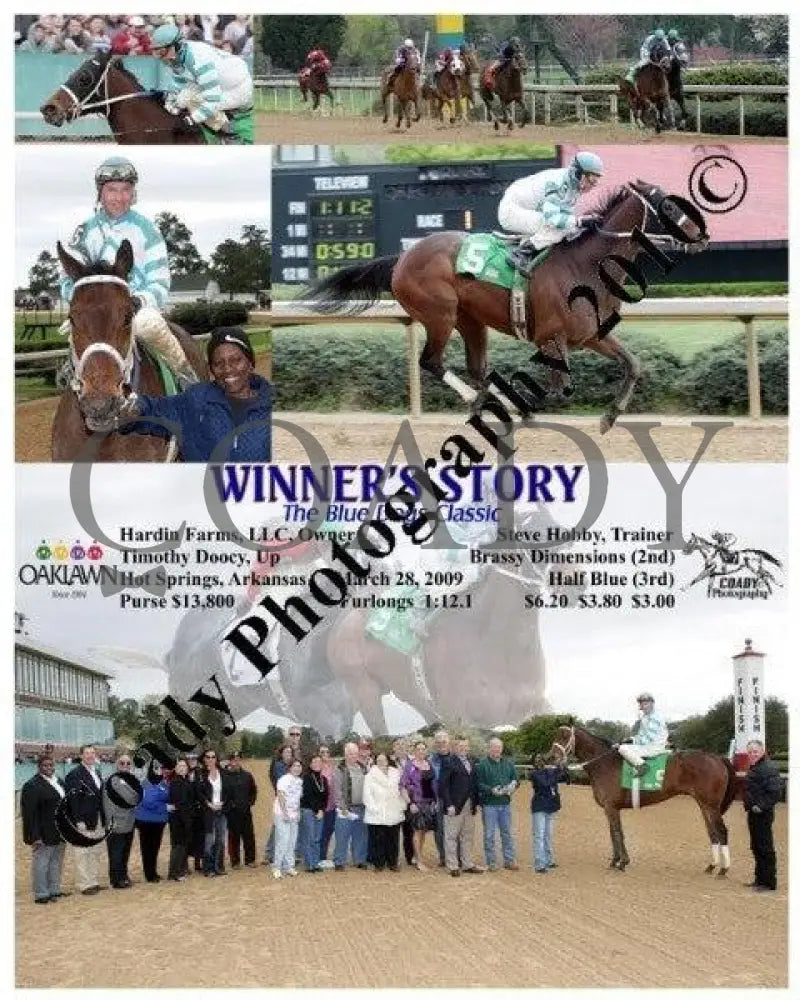 Winner S Story - The Blue Dogs Classic 3 28 Oaklawn Park