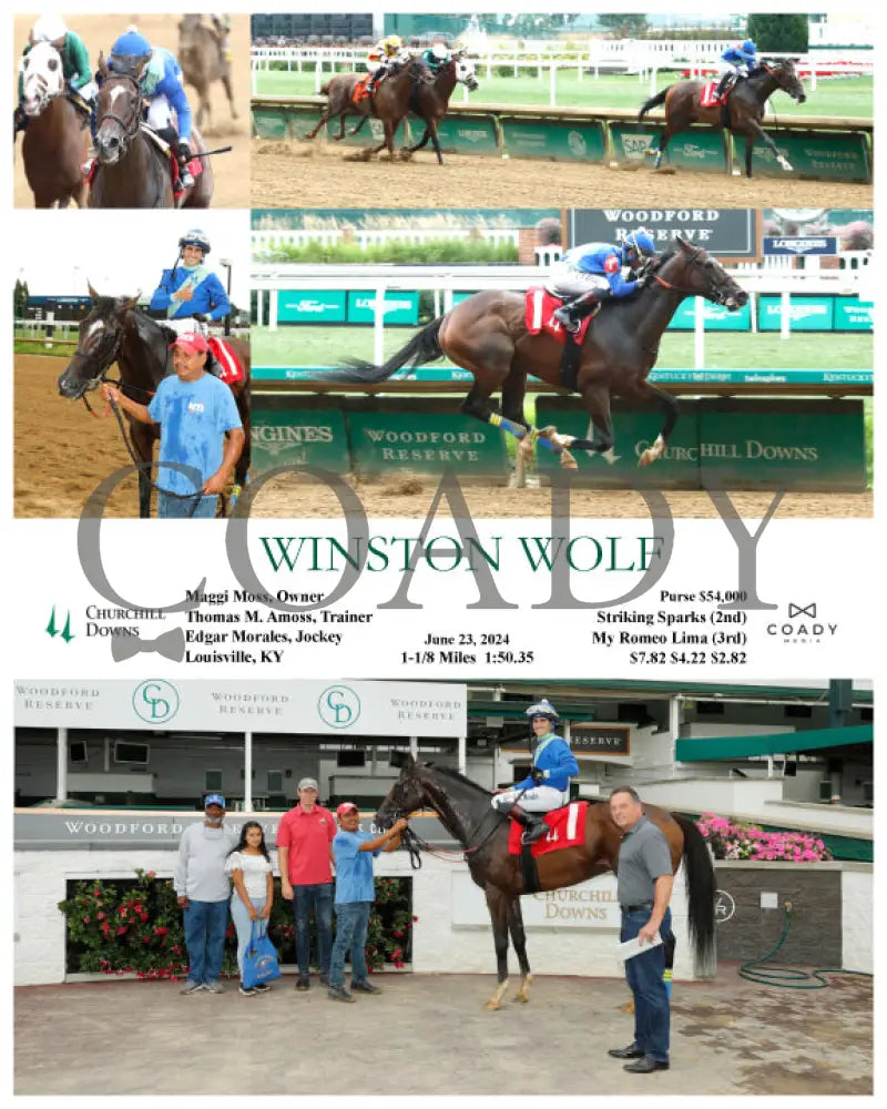 Winston Wolf - 06-23-24 R03 Cd Churchill Downs