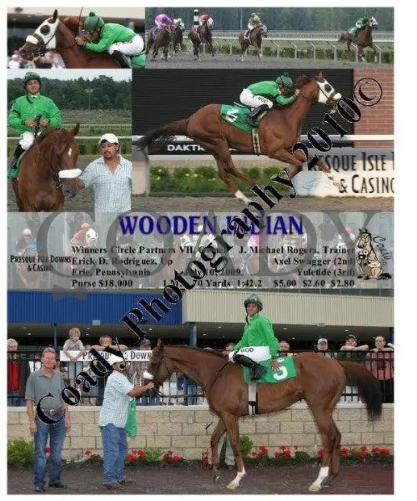 Wooden Indian - 7 10 2009 Presque Isle Downs
