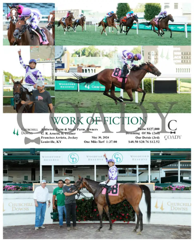 Work Of Fiction - 05-30-24 R06 Cd Churchill Downs