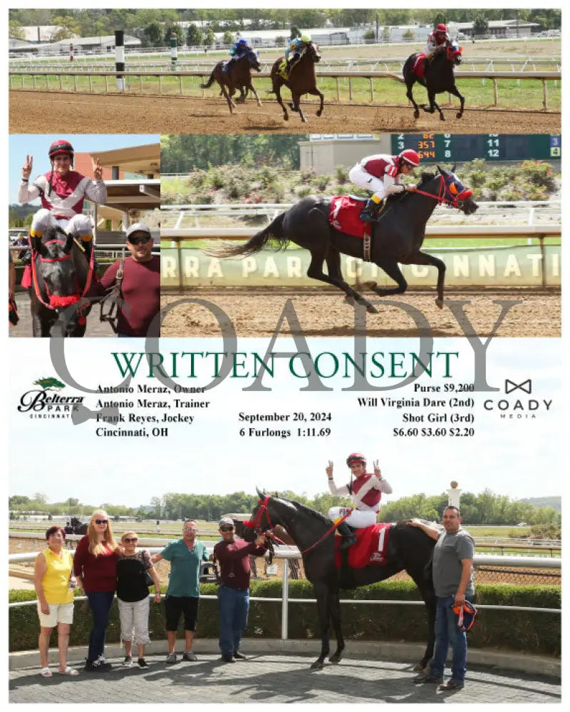 Written Consent - 09-20-24 R02 Btp Belterra Park