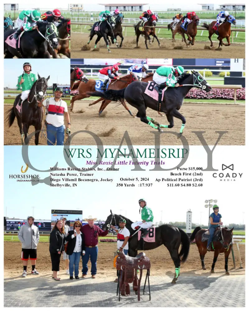 Wrs Mynameisrip - Miss Roxie Little Futurity Trials 10-05-24 R02 Ind Indiana Grand